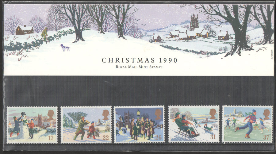 (image for) 1990 Christmas Royal Mail Presentation Pack 213